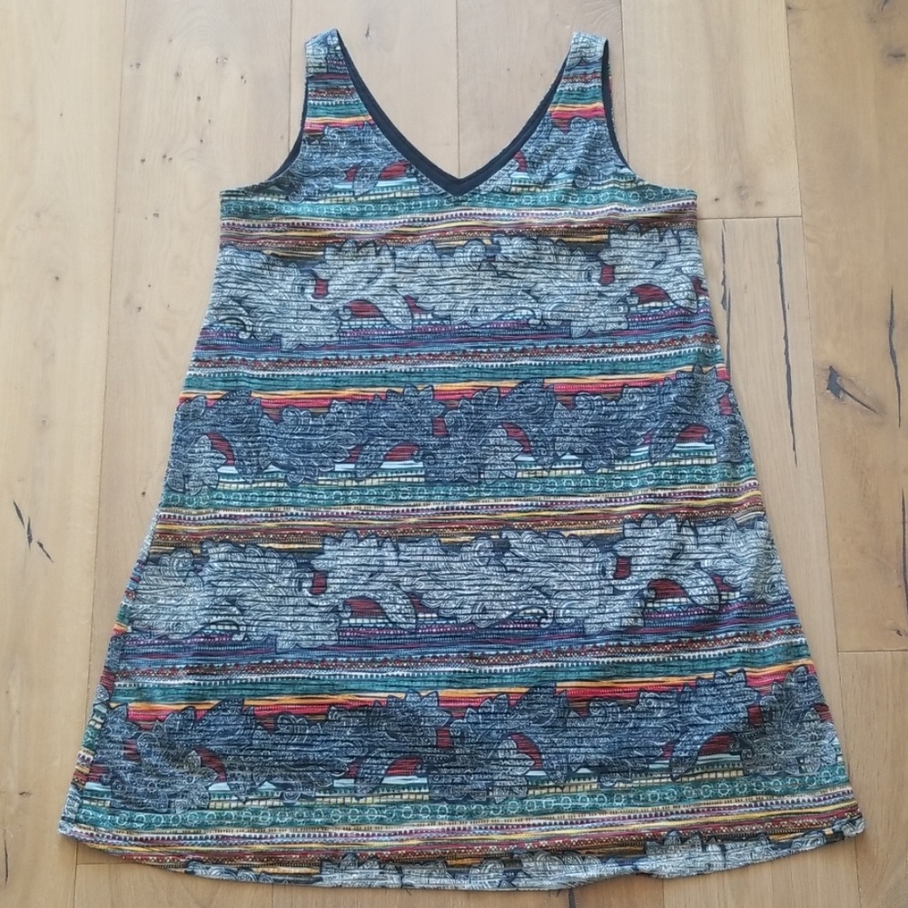 Colorful A Line Dress Women's Size 14